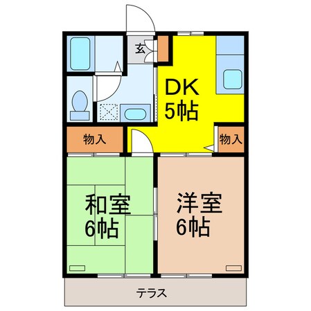 ドミール原の物件間取画像